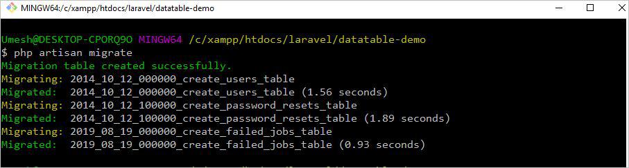 How To Implement Yajra Data Tables In Laravel 6 Programming Fields 4891