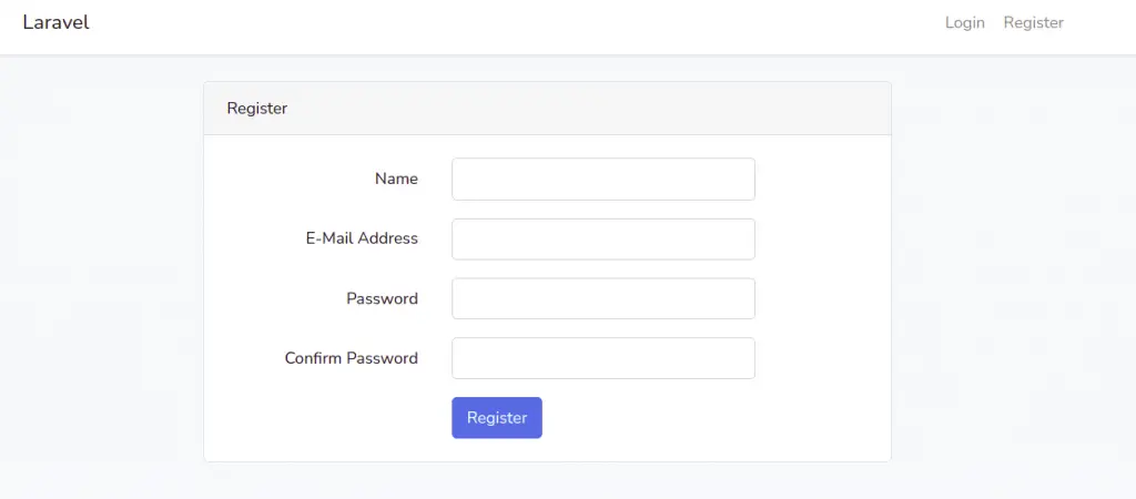 How To Create User Authentication In Laravel 8 Using UI Auth Package